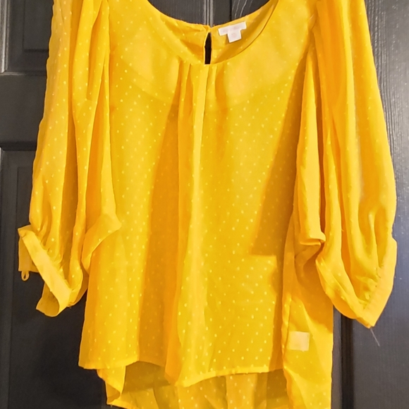 Xhilaration gold blouse size XXL - Picture 7 of 16